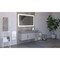 Castello Usa Amazon 48" Wall Mounted Gray Vanity With Gray Top And Chrome Handles CB-MC-48G-CHR-2056-GR - alternate 6